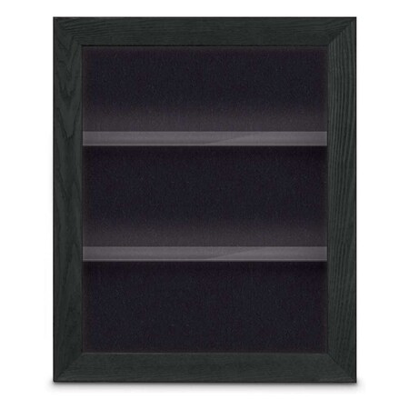 United Visual Products Outdoor Enclosed Combo Board, 42"x32", Gold Frame/Grey & Forbo UVCB4232ODG-GREY-FORBO